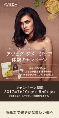 Aveda Damage Care Trial Campaign