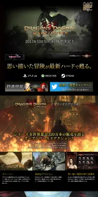 Dragon's Dogma:DARK ARISENのLPデザイン（本・音楽・ゲーム／ブラック系／かっこいい系）PC版