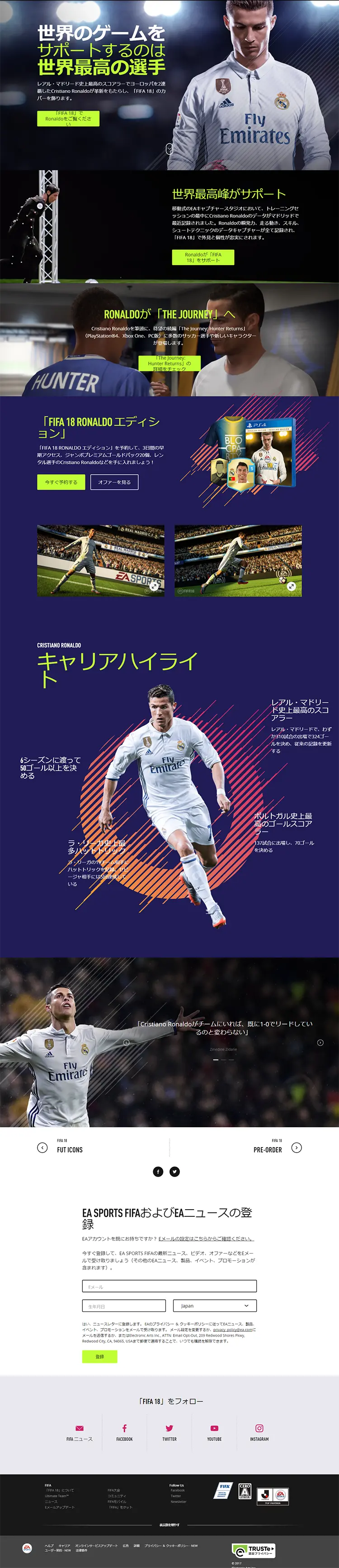 FIFA18 LP design (Books, Music, Games / Green tones / Cool style) PC version