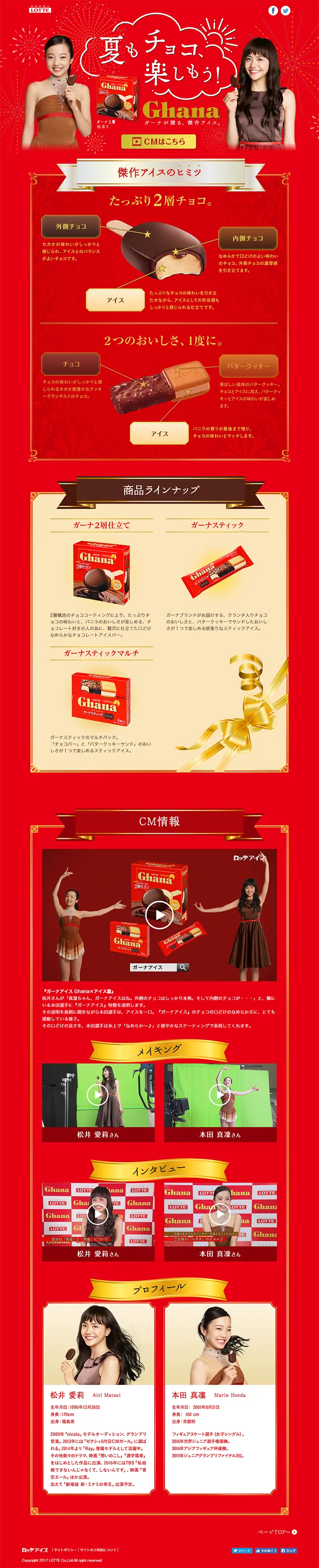 Ghana LP design (Sweets and Snacks / Red tones / Arts) PC version
