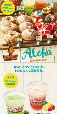 Aloha SummerのLPデザイン（スイーツ・スナック菓子／グリーン系／かわいい系）スマホ版