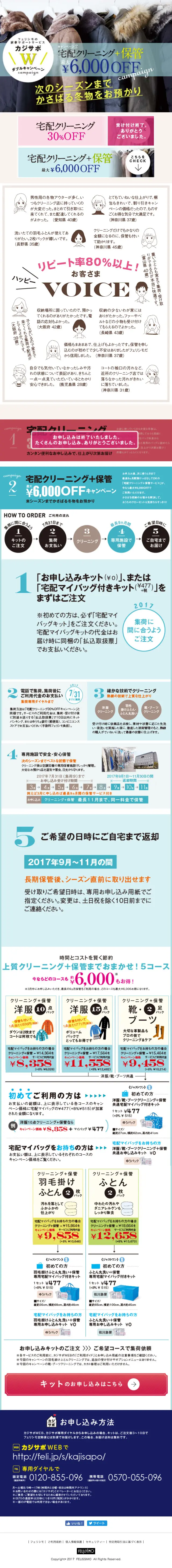 Kajisapo W Campaign LP design (Services, Insurance, and Finance / White-based / Simple) Mobile version