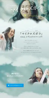 ロバート秋山の「マイクロズボラ」のLPデザイン（スイーツ・スナック菓子／グレー系／アート・芸術系）PC版