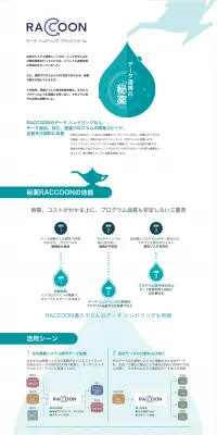 データ連携のLPデザイン（インターネットサービス／グリーン系／シンプル系）PC版