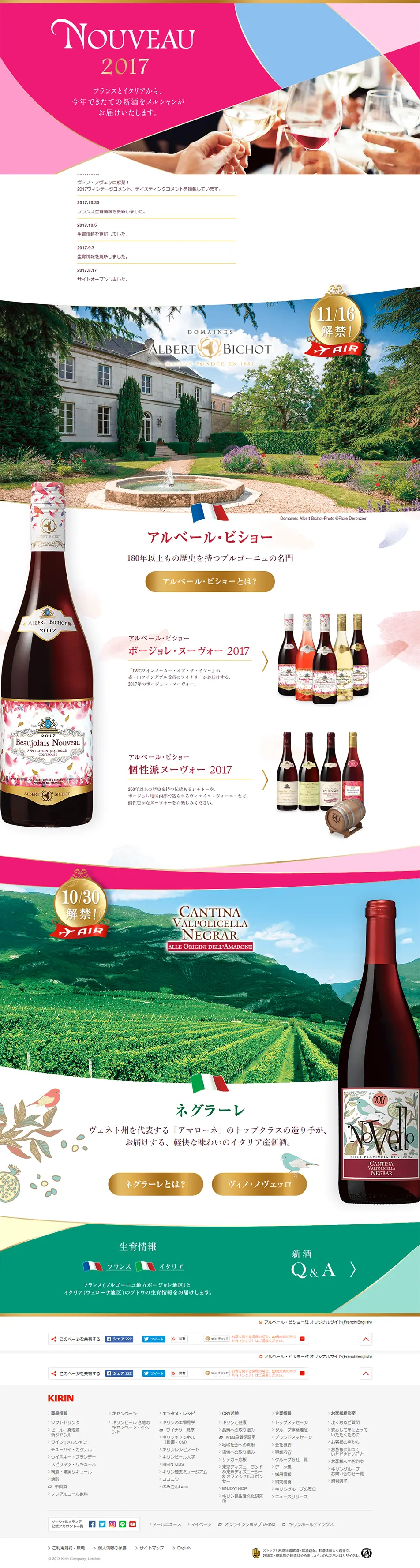 2017 Wine LP design (Beverages and Alcohol / Pink shades / Refined style) PC version