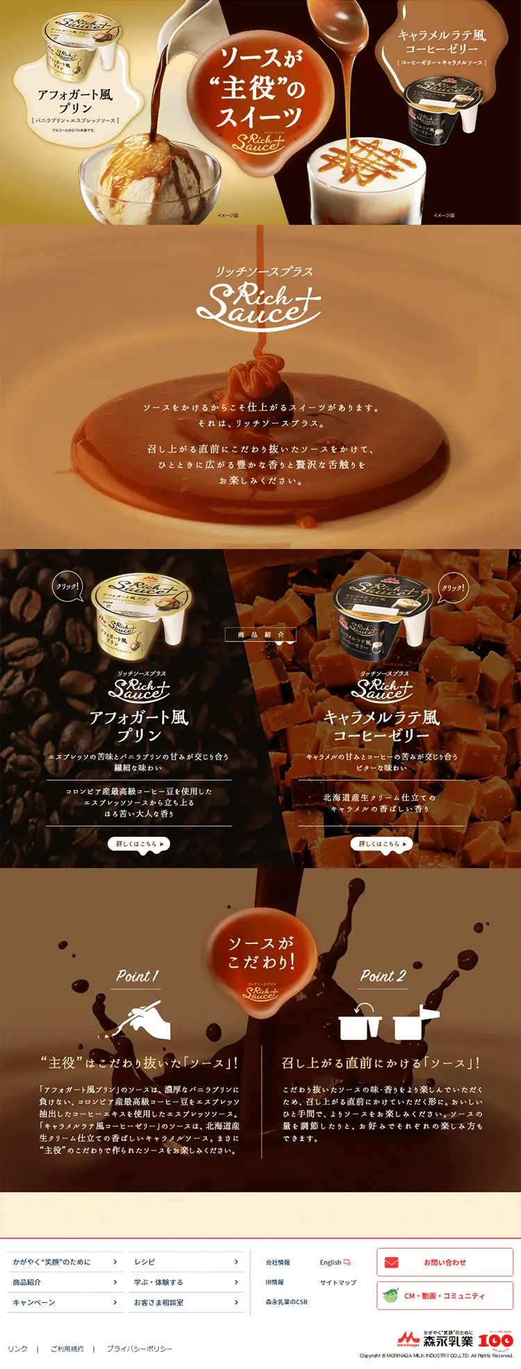 Rich Sauce Plus LP design (Sweets and Snacks / Brown tones / Arts) PC version