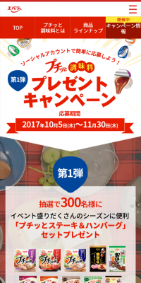 Puchitto Seasoning Gift Campaign
