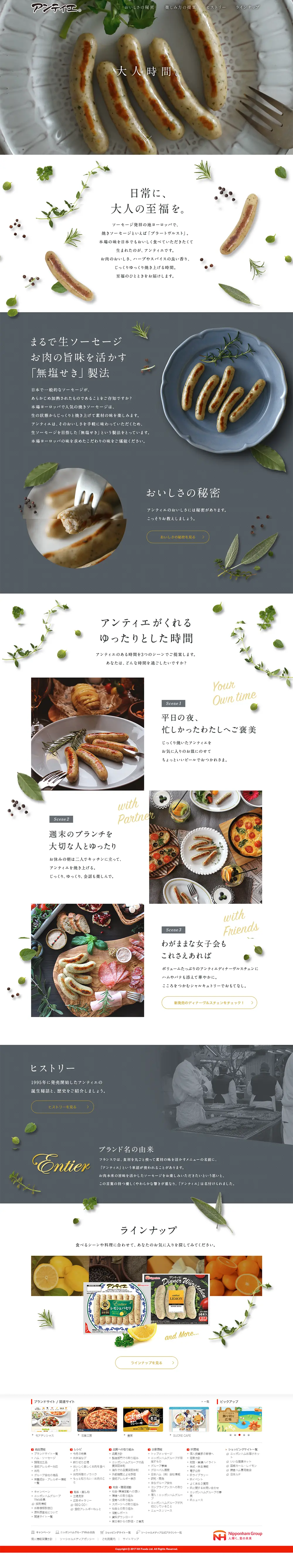 Antie LP design (food / Shades of grey / Refined style) PC version