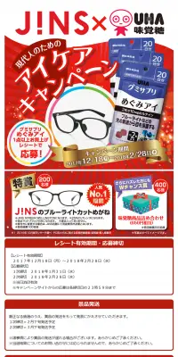 アイケアキャンペーンのLPデザイン（サービス・保険・金融／レッド系／にぎやか系）PC版