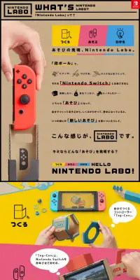 NINTENDO LABOのLPデザイン（本・音楽・ゲーム／カラフル系／アート・芸術系）PC版