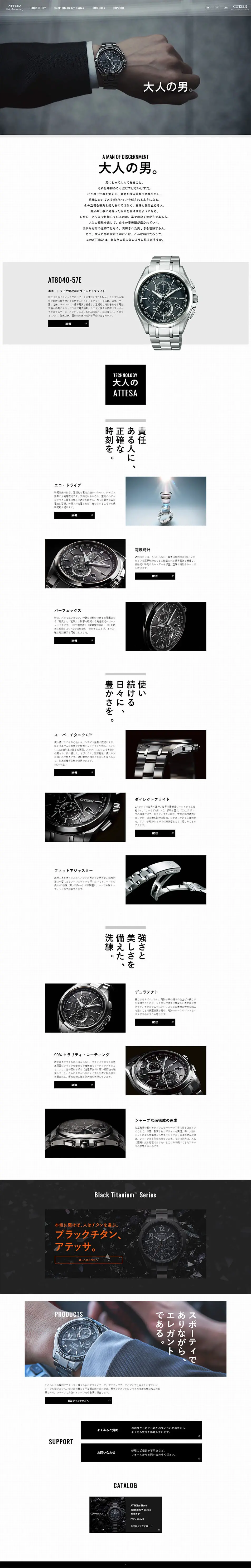 Citizen Attesa LP design (fashion / Black-colored / Cool style) PC version