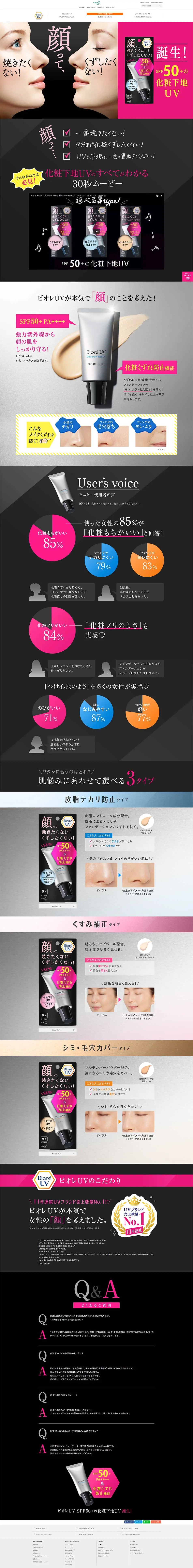UV SPF50+ Makeup Base UV LP design (Beauty, Skincare, Fragrance / Black-colored / Lively type) PC version
