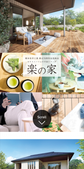 楽の家のLPデザイン（サービス・保険・金融／ホワイト系／シンプル系）スマホ版