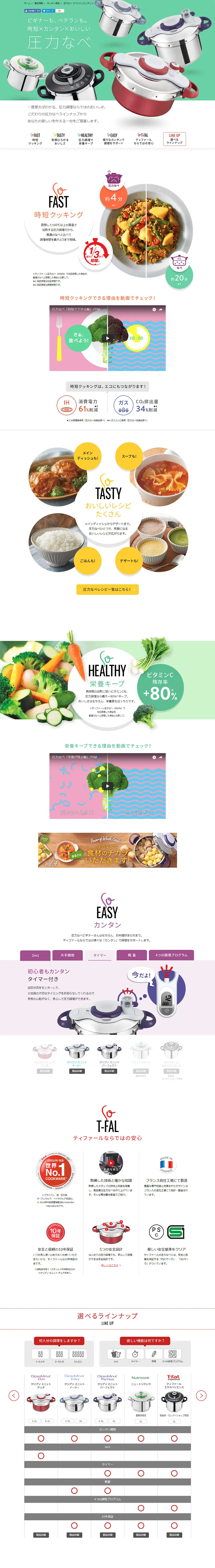 T-fal Pressure Cooker Special Content LP design (pc / Green tones / Simple) PC version