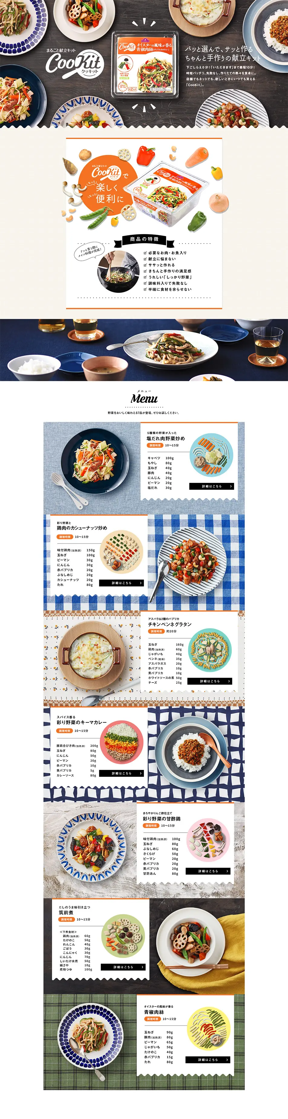 CooKit LP design (food / White-based / Simple) PC version