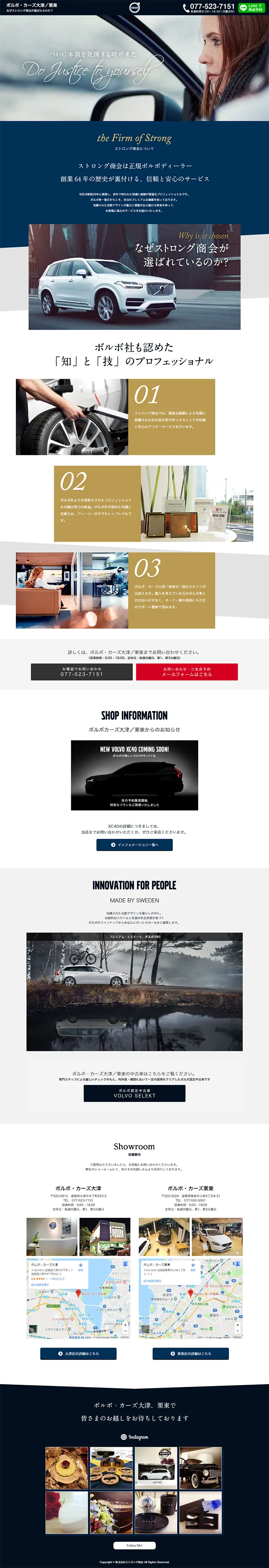 Volvo Cars Otsu/Ritto LP design (Cars, Motorcycles, Bicycles / Gold tones / Cool style) PC version
