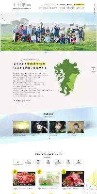 ふるさと納税特設サイトのLPデザイン（サービス・保険・金融／ホワイト系／キレイ系）PC版