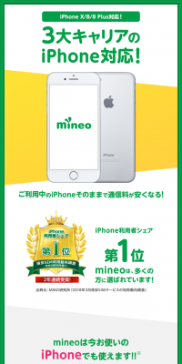 iPhone support for the three major carriers