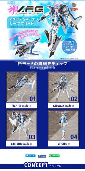 V.F.G. Macross Delta VF-31J Siegfried LP design (Kids, Baby, Toys / Shades of blue / Simple) Mobile version