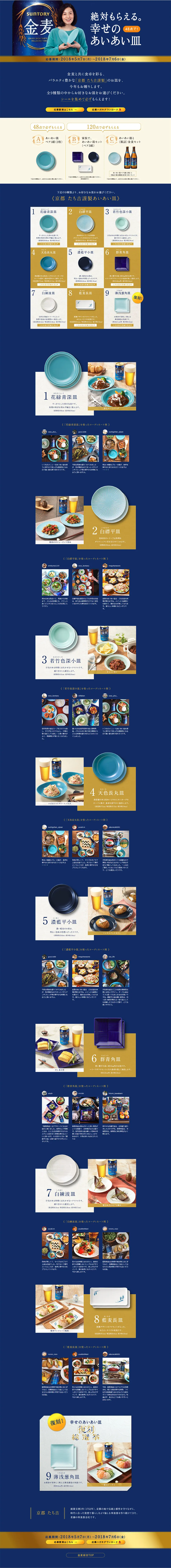 "Guaranteed to Receive. Happy Aiai Plate" Campaign LP design (Services, Insurance, and Finance / Shades of blue / Simple) PC version