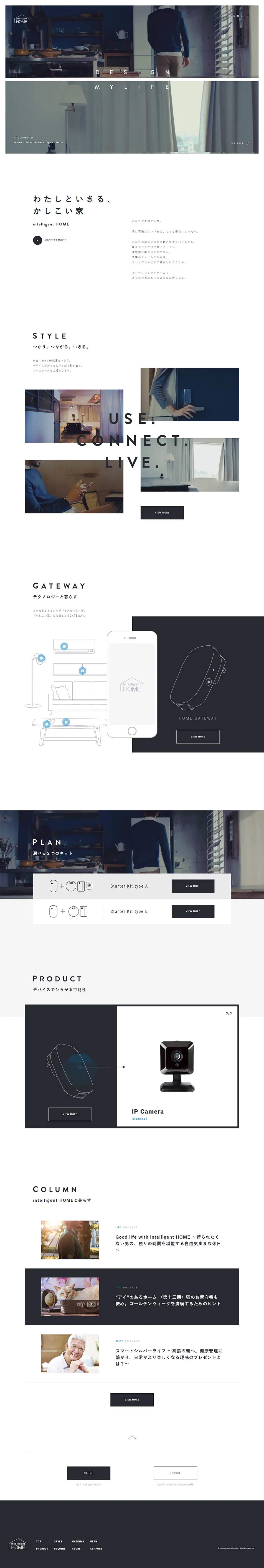 Intelligent Home LP design (pc / White-based / Simple) PC version