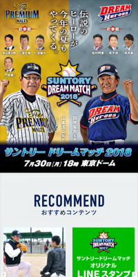 Suntory Dream Match 2018