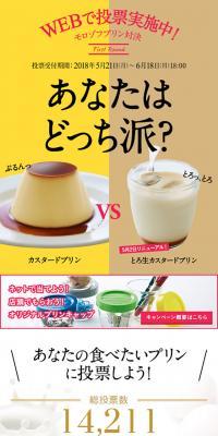 あなたはどっち派？ モロゾフプリン対決
