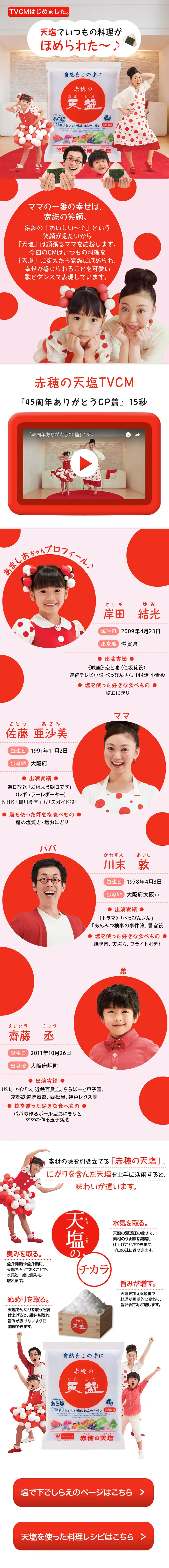TVCMはじめました。のLPデザイン（サービス・保険・金融／レッド系／かわいい系）PC版