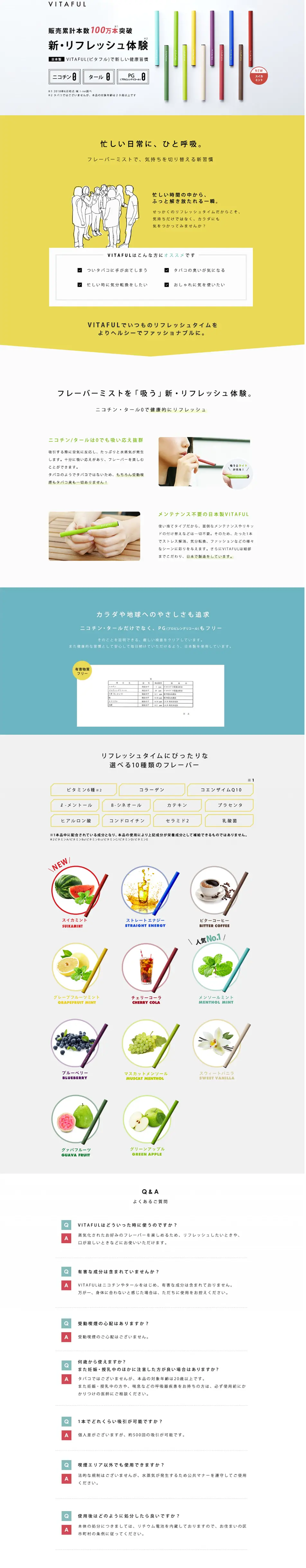 VITAFUL 13-pack set LP design (goods / yellow / Simple) PC version