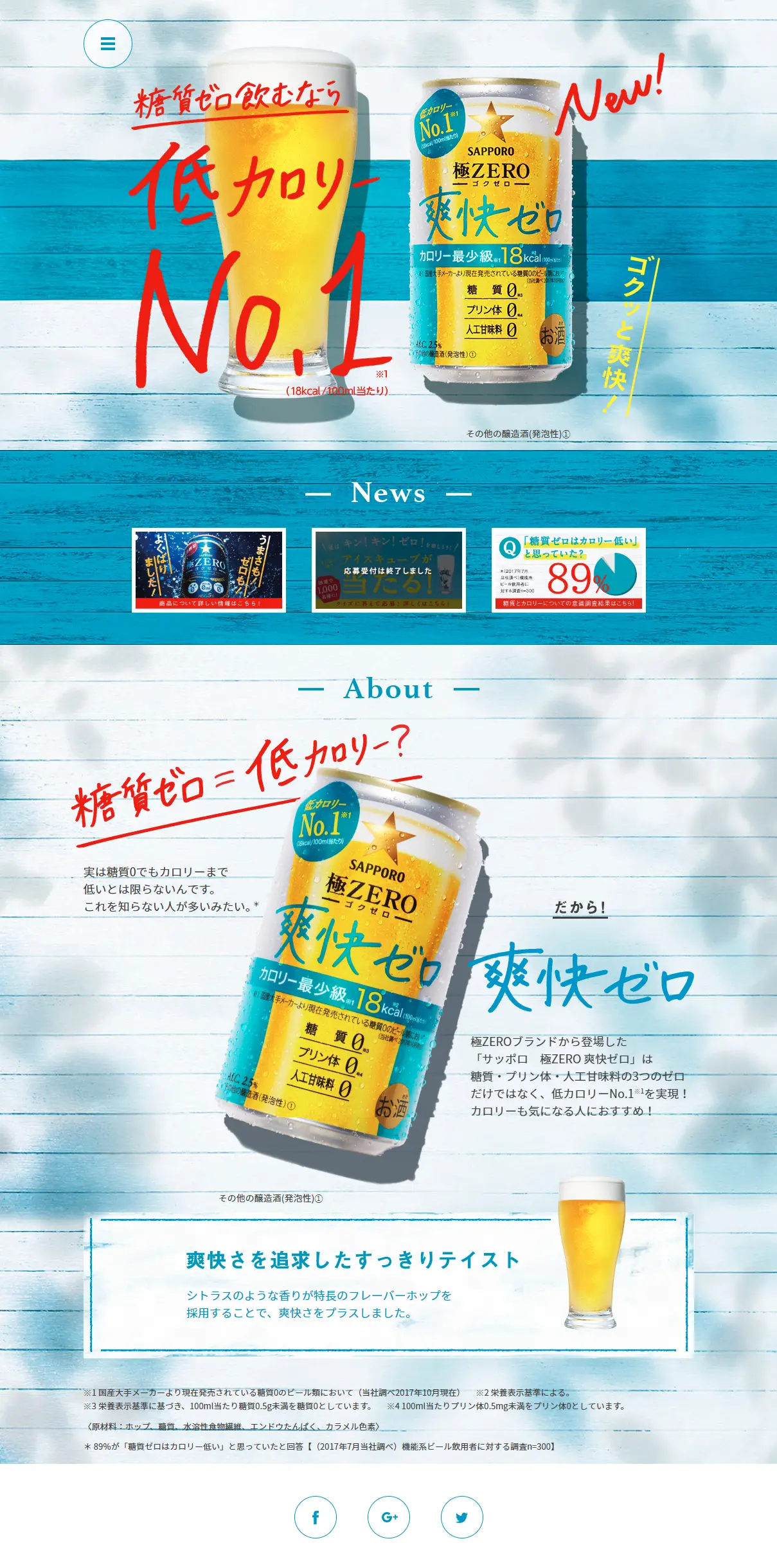 Refreshing Zero LP design (Beverages and Alcohol / Shades of blue / Refined style) PC version