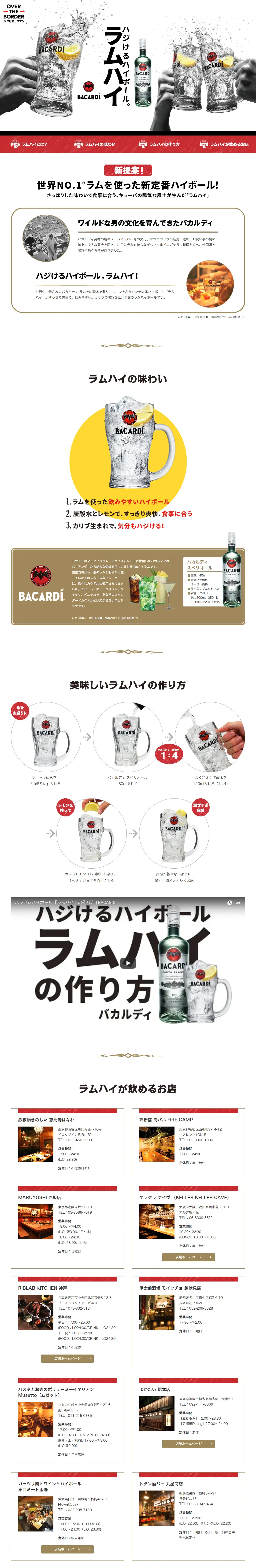 Rum-Hi LP design (Beverages and Alcohol / Black-colored / Refined style) PC version