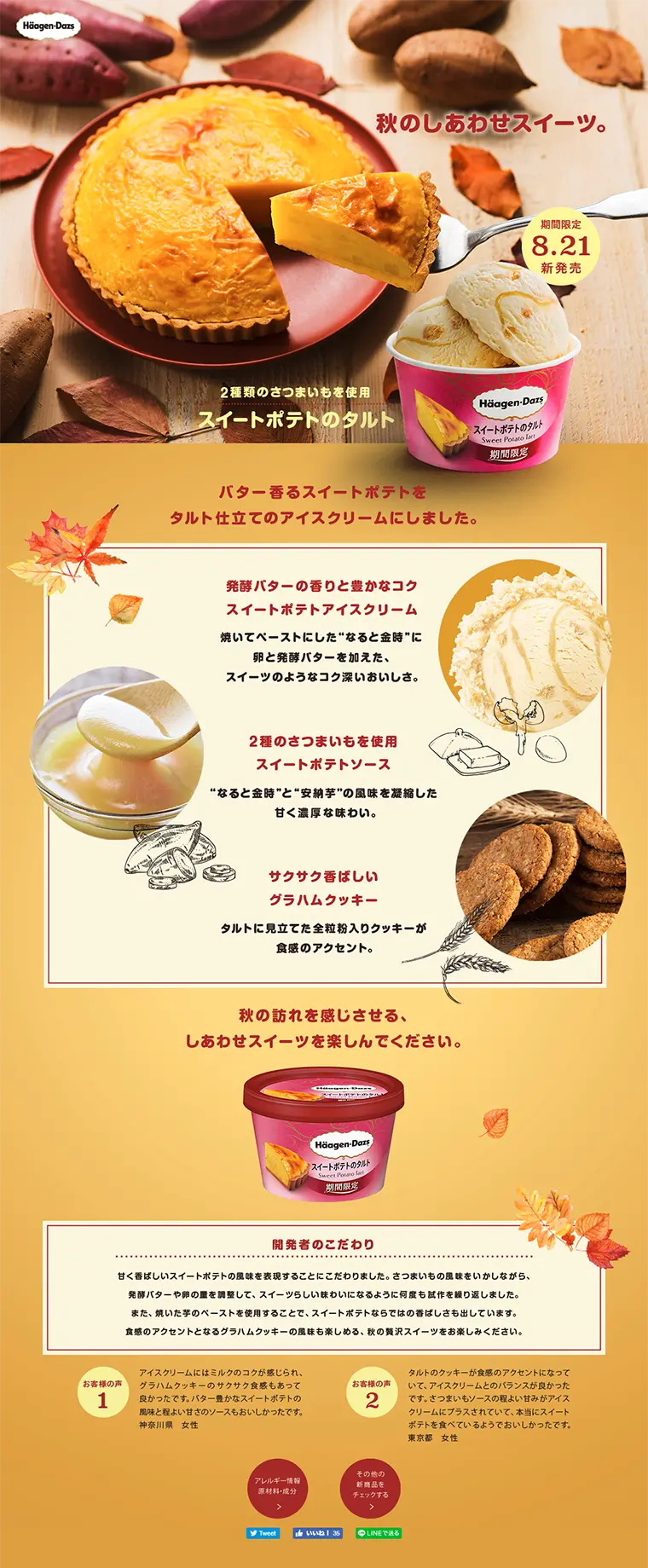 Sweet Potato Tart LP design (Sweets and Snacks / yellow / Refined style) PC version