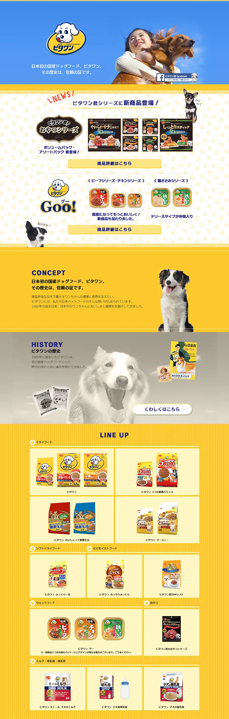 Vitaone LP design (Pets, Flowers, DIY Tools / yellow / Refined style) PC version