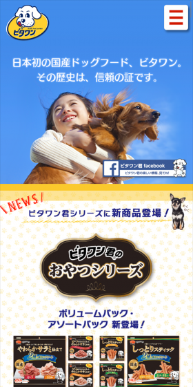 ビタワンのLPデザイン(ペット・花・DIY工具/イエロー系/キレイ系)スマホ版
