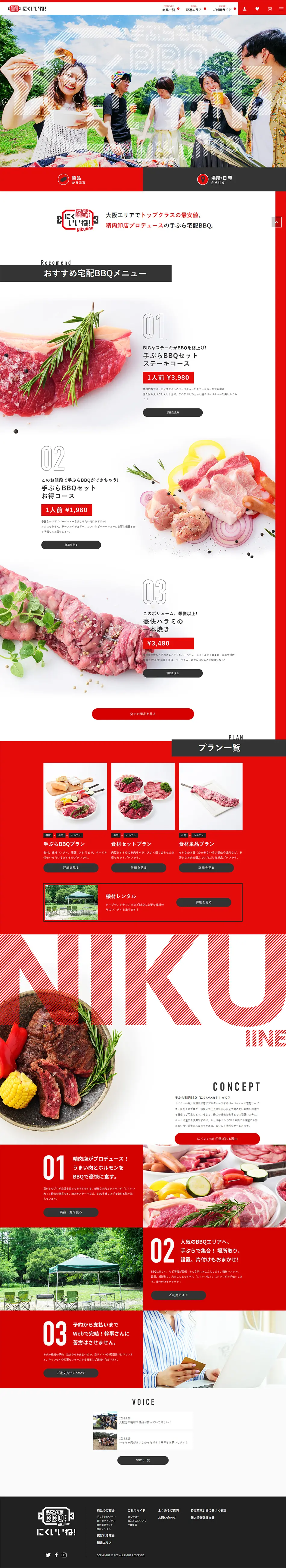 Meat's great! LP design (Travel & Outdoor / Red tones / Arts) PC version