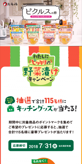My Perfect Pickled Vegetables LP design (Services, Insurance, and Finance / Multi-color type / Lively type) Mobile version