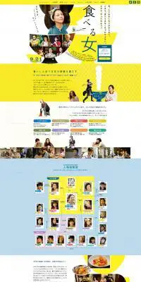 食べる女のLPデザイン（TV・映画・アニメ／イエロー系／アート・芸術系）PC版