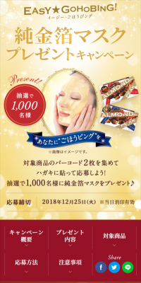 純金箔マスク プレゼント