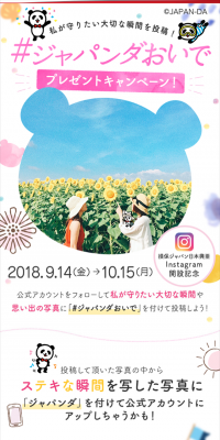 Japanda is Coming! Present Campaign!