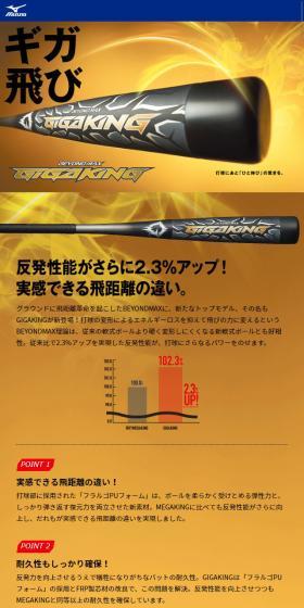 ギガキングのLPデザイン（スポーツ／イエロー系／かっこいい系）スマホ版