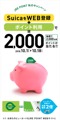 JRE POINT Autumn Campaign