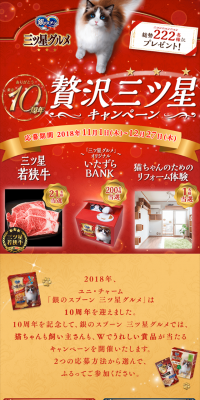 Gin no Spoon Mitsuboshi Gourmet Luxurious Three-star Campaign