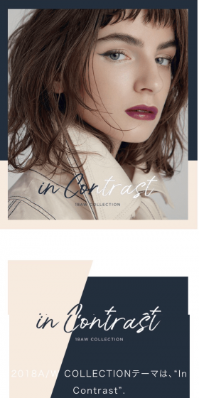 in Contrast 18AW COLLECTION ETVOS