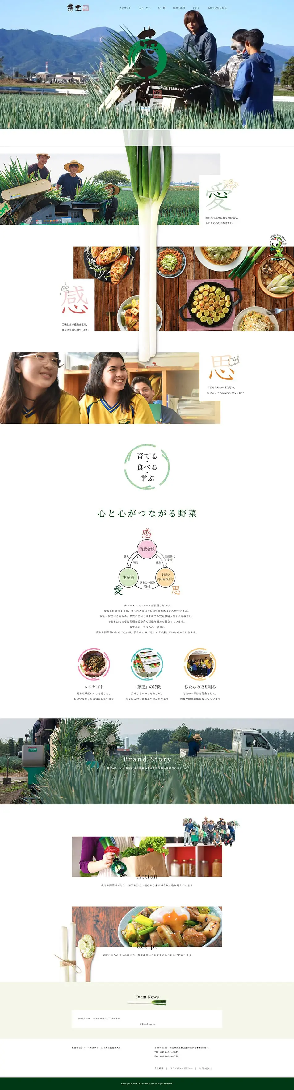Negio LP design (food / Green tones / Simple) PC version