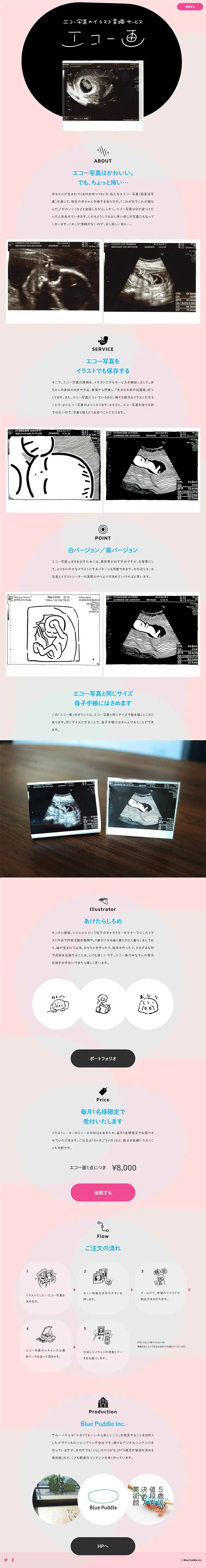 Ultrasound Image LP design (Services, Insurance, and Finance / Shades of grey / Manga) PC version