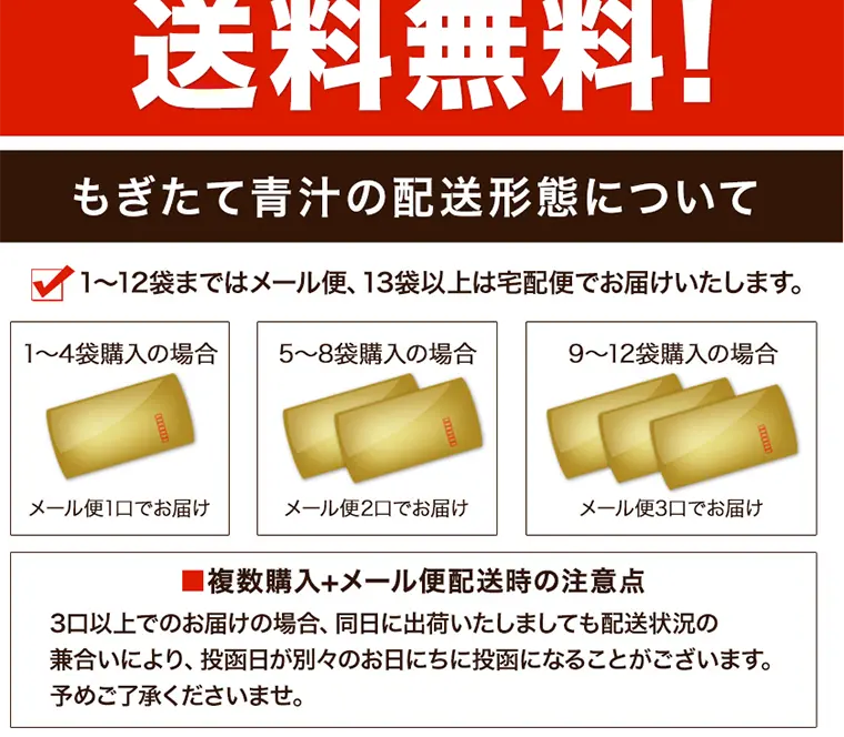 もぎたて青汁のLPデザイン（健康・美容食品・サプリ／イエロー系／キレイ系）PC版