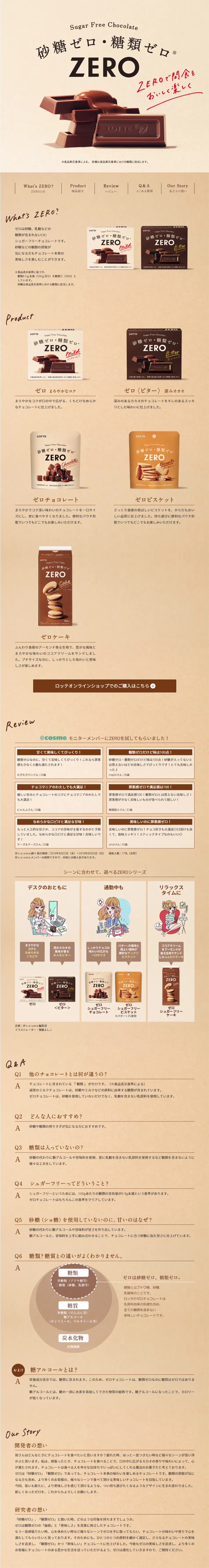 ZERO LP design (Sweets and Snacks / Beige tones / Simple) PC version