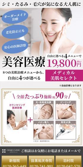 Medical Aesthetic Skin Selection LP design (Hospital, Chiropractic, Massage / Shades of blue / Simple) Mobile version