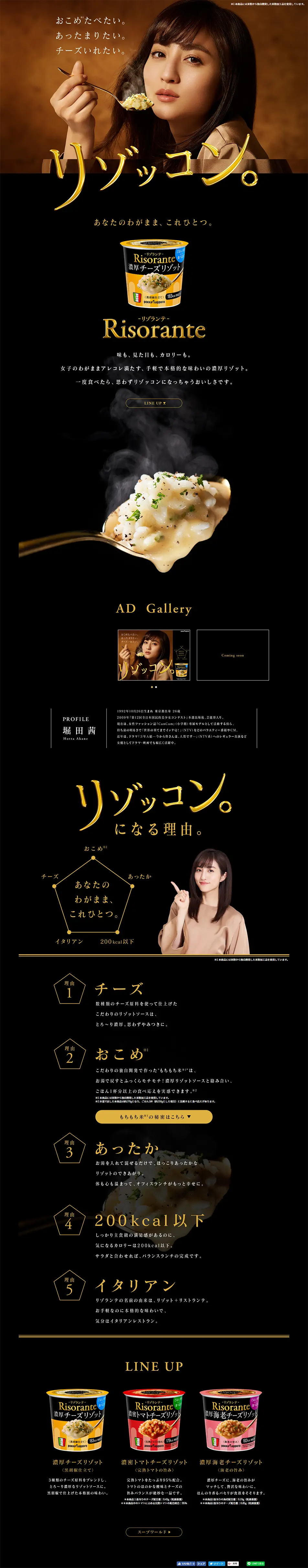 Risolante LP design (food / Black-colored / Simple) PC version