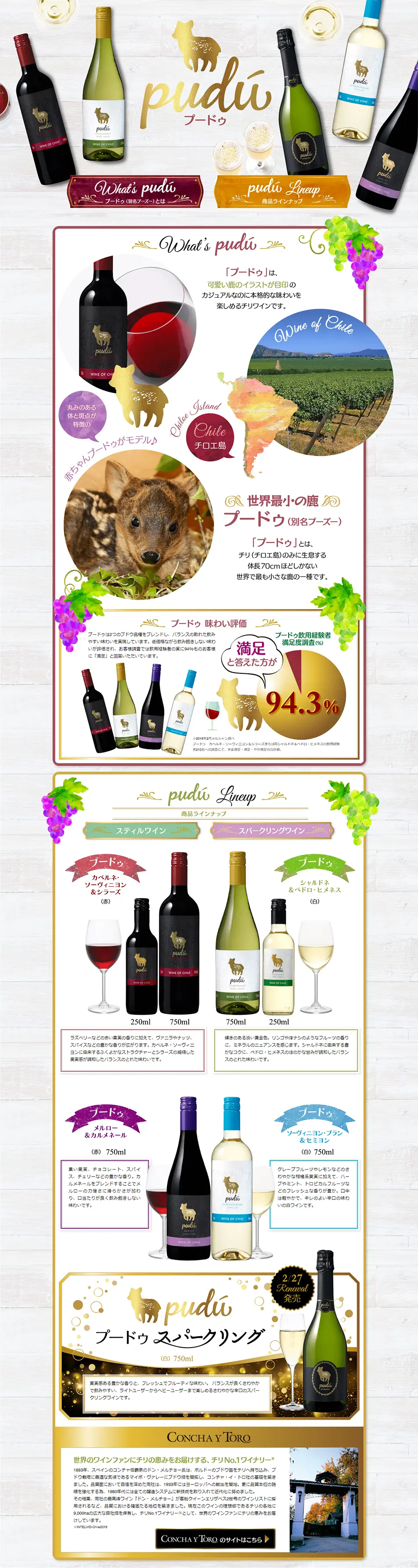 Pudu LP design (Beverages and Alcohol / White-based / Cute style) PC version